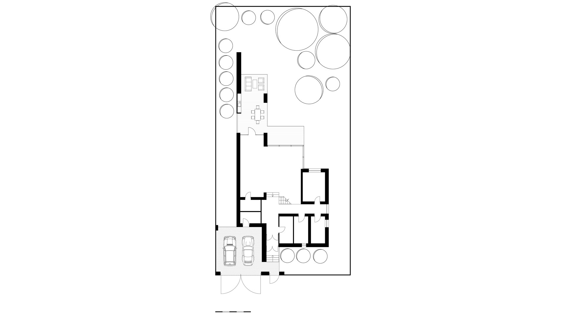the layout of a private house