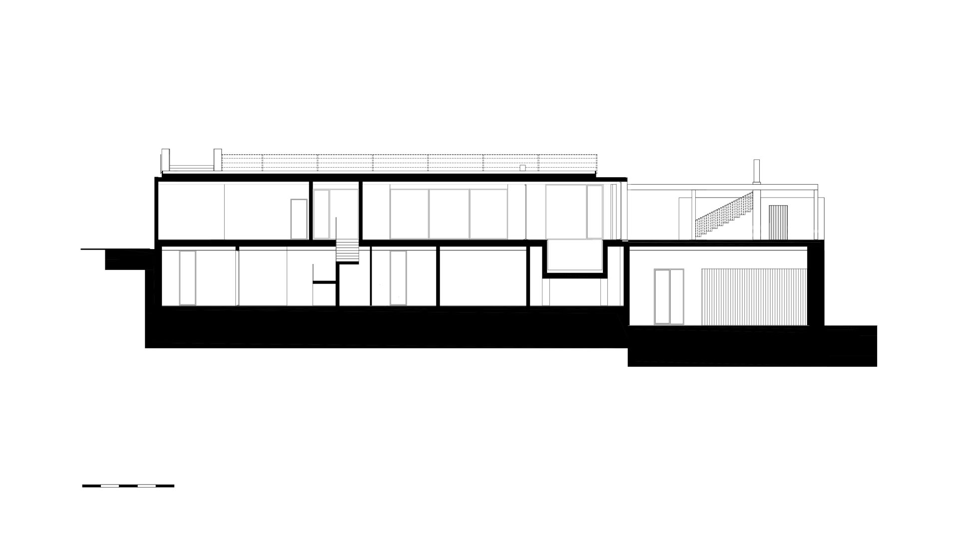The layout of the house