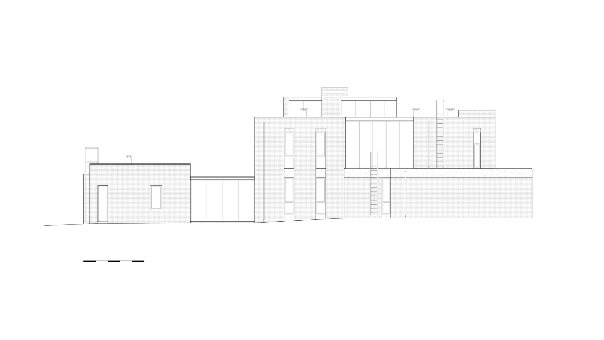 the layout of the building