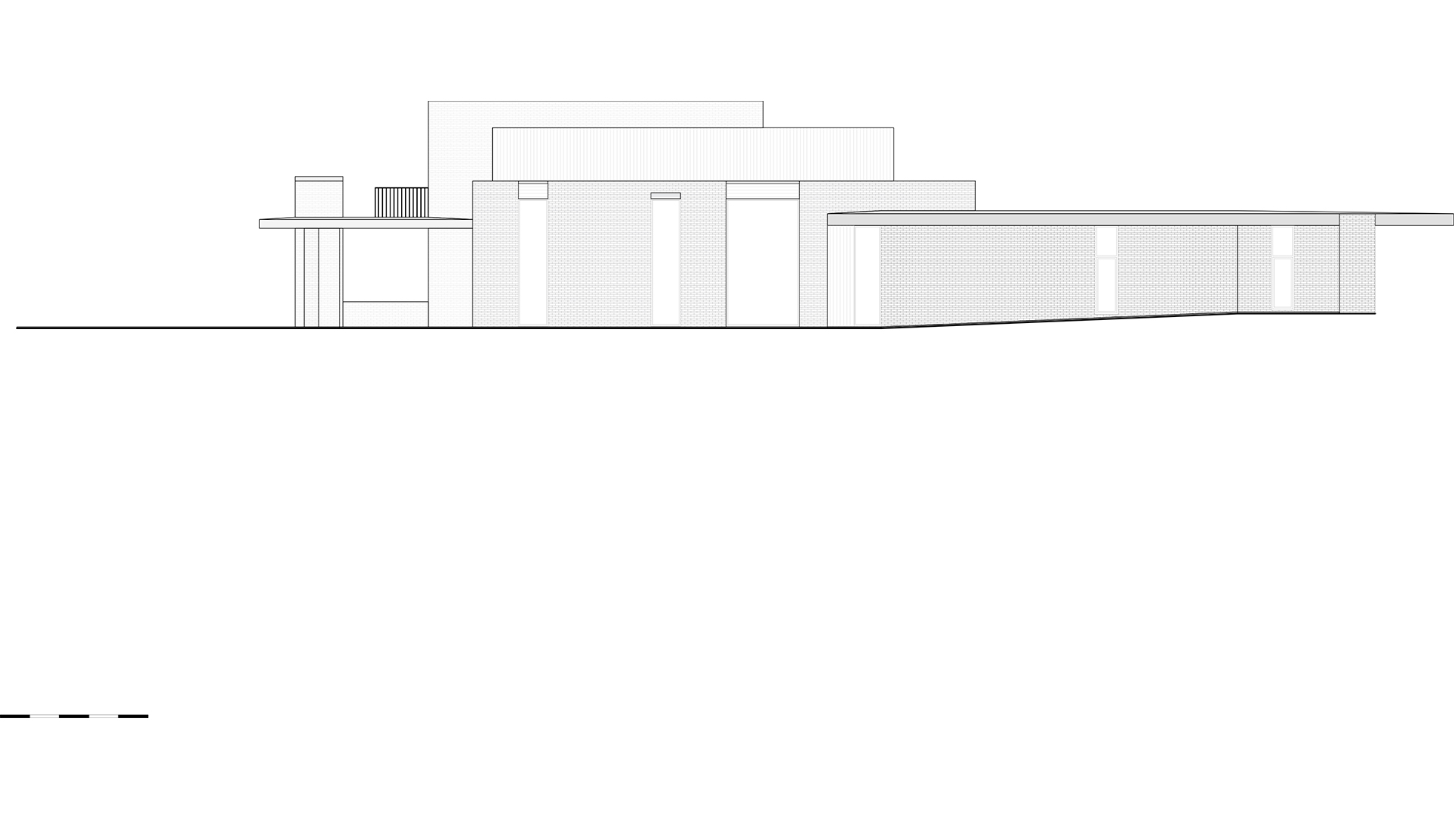 Layout of a two-storey country house