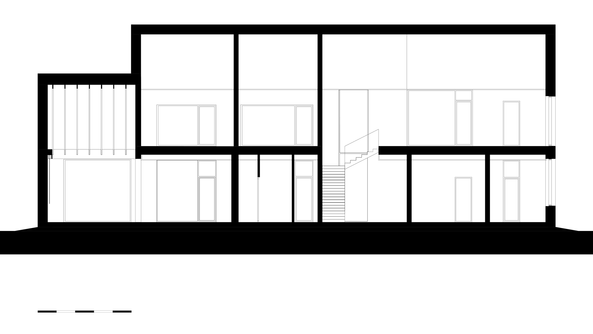 Design of the facade of the house
