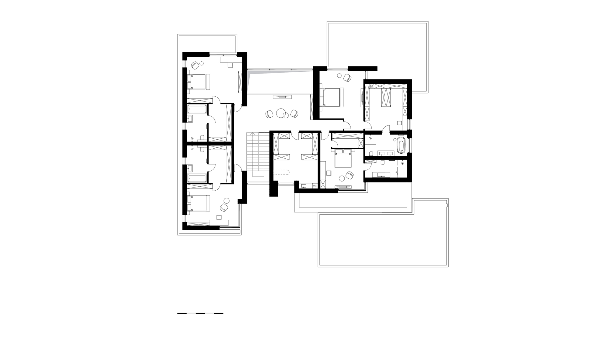 Layout of a private house