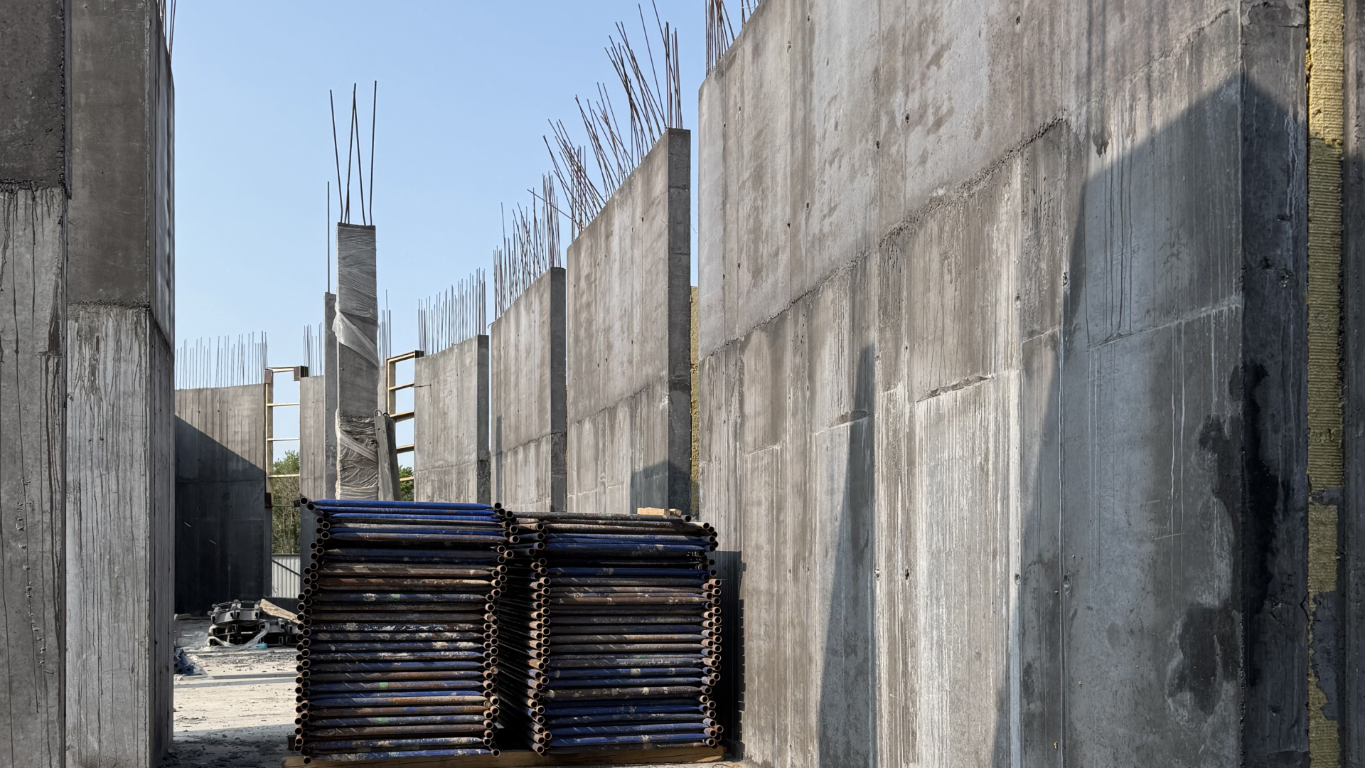 construction site in the park
