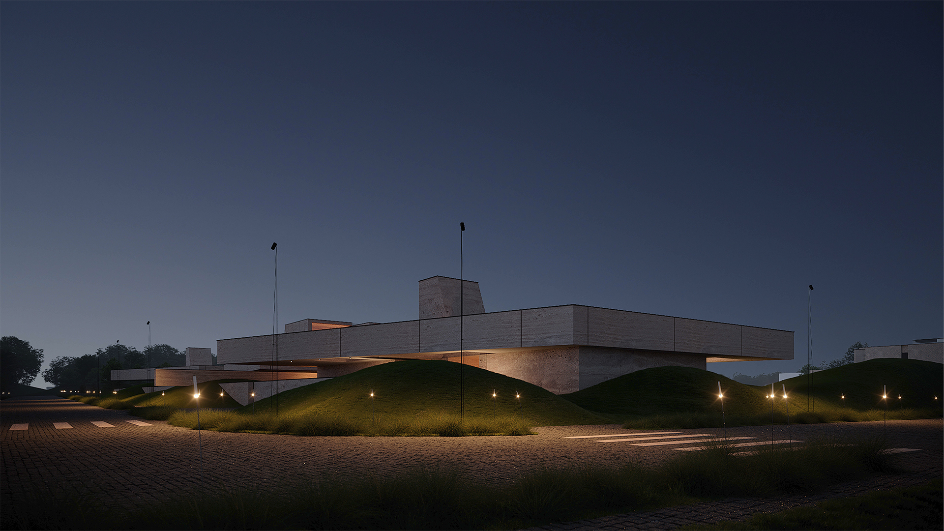 architectural design of the villa