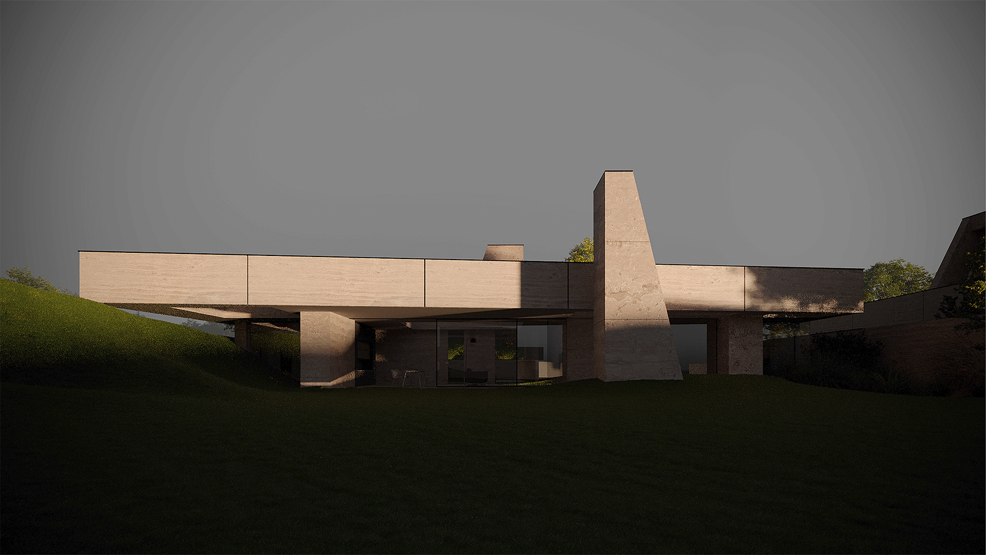 villa in a modern style