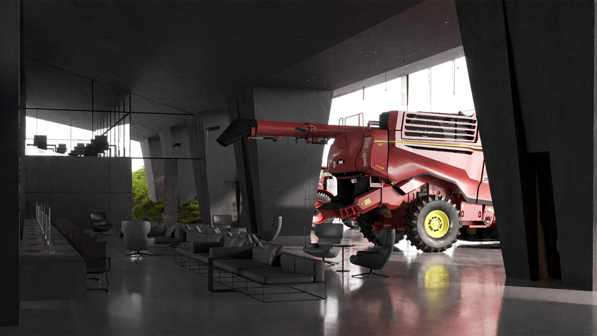 sales office interior