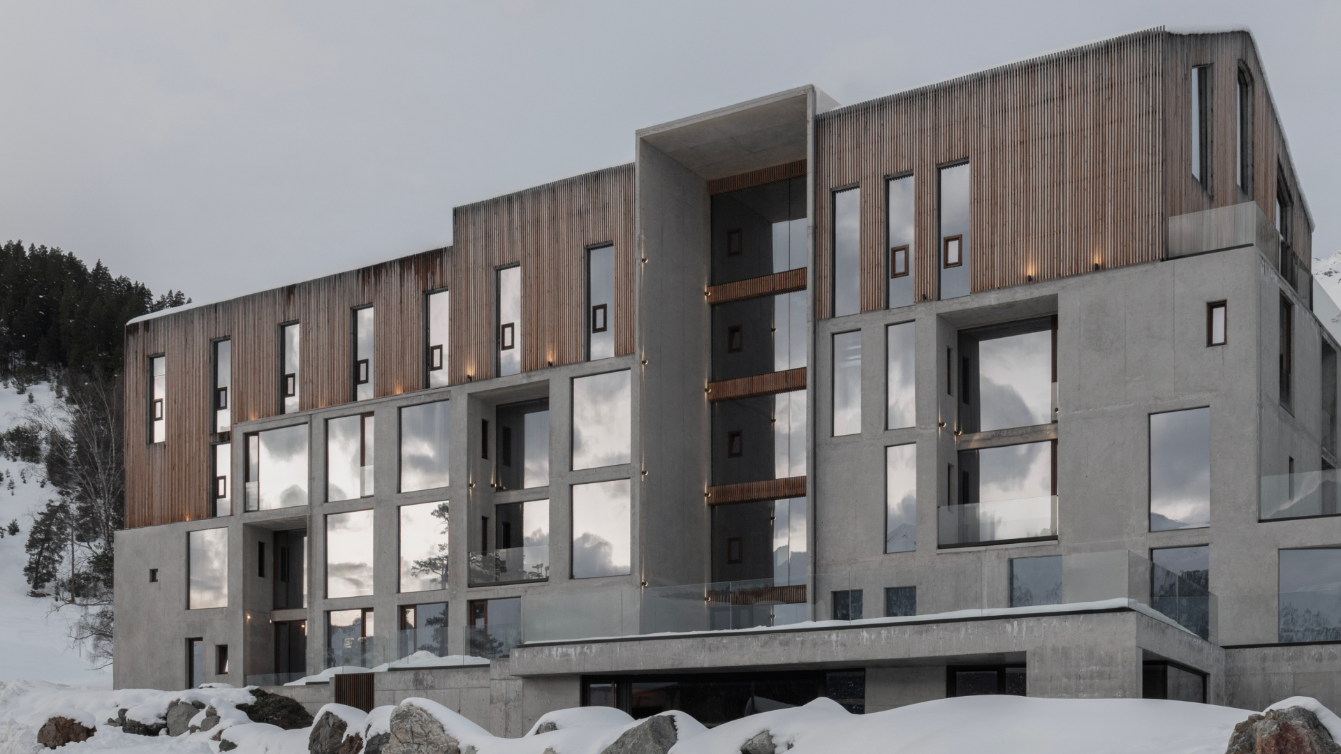 eco hotel in the forest